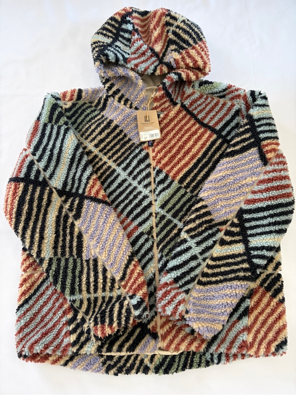 $250 NWT Patagonia Women's Lunar Dusk Fleece Hoodie Jacket Coat Size M Hoody